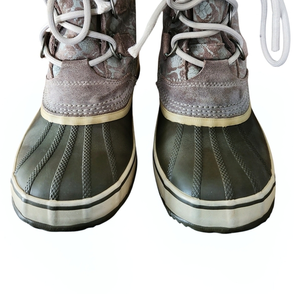 Sorel Laurel Leaf 1964 Diamond Boots | Size 10 | Waterproof Winter Lace-Up - Picture 6 of 14